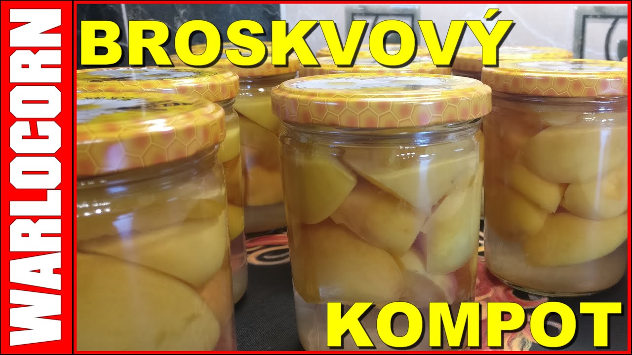 Broskvový kompot rychlý domácí