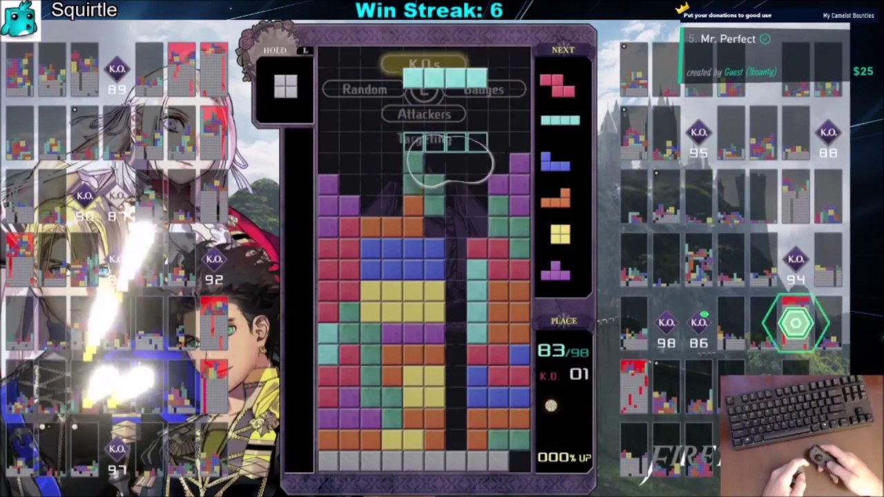 Tetris 99 Fire Emblem Theme - Insane Clutch Victory