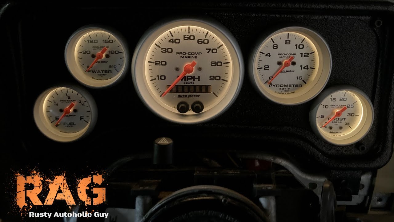 Installing Autometer Gauges on my diesel TJ Wrangler because I can't make up my mind