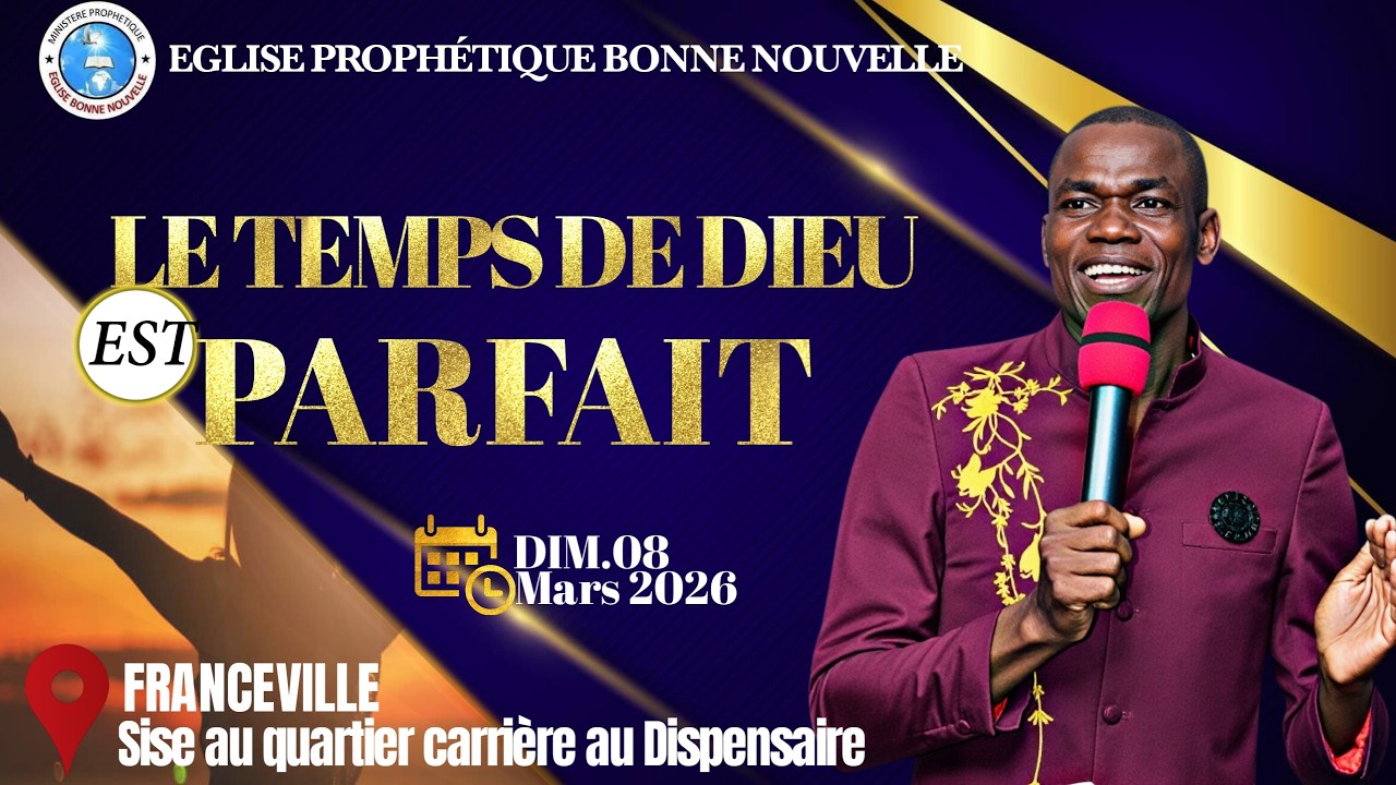 LE TEMPS DE DIEU EST PARFAIT __ Révérend Pasteur EBAMI Alain