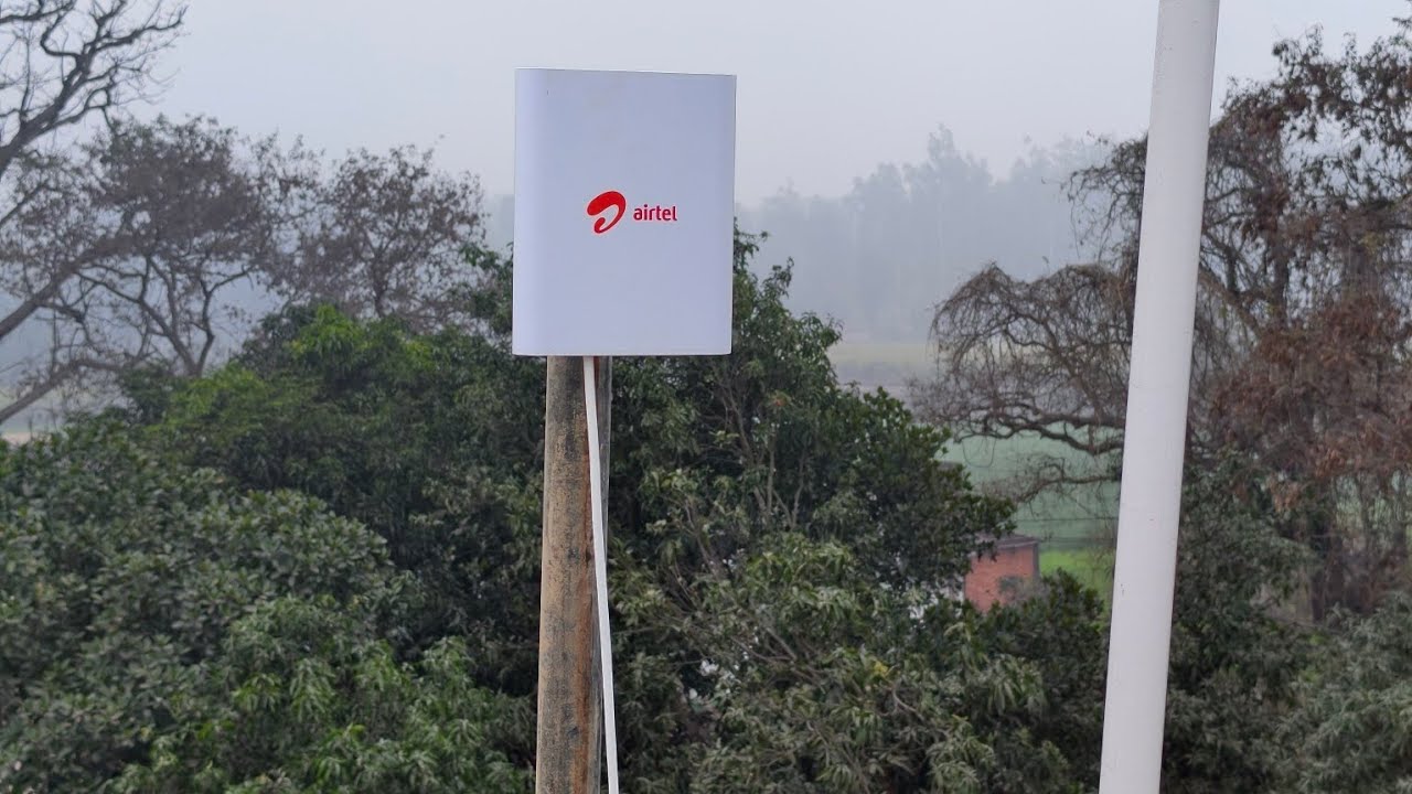 Airtel Work Se Kaise Airtel Fiber configure Karen Airtel Air Fiber Installation wifi 40Mbps#airfiber