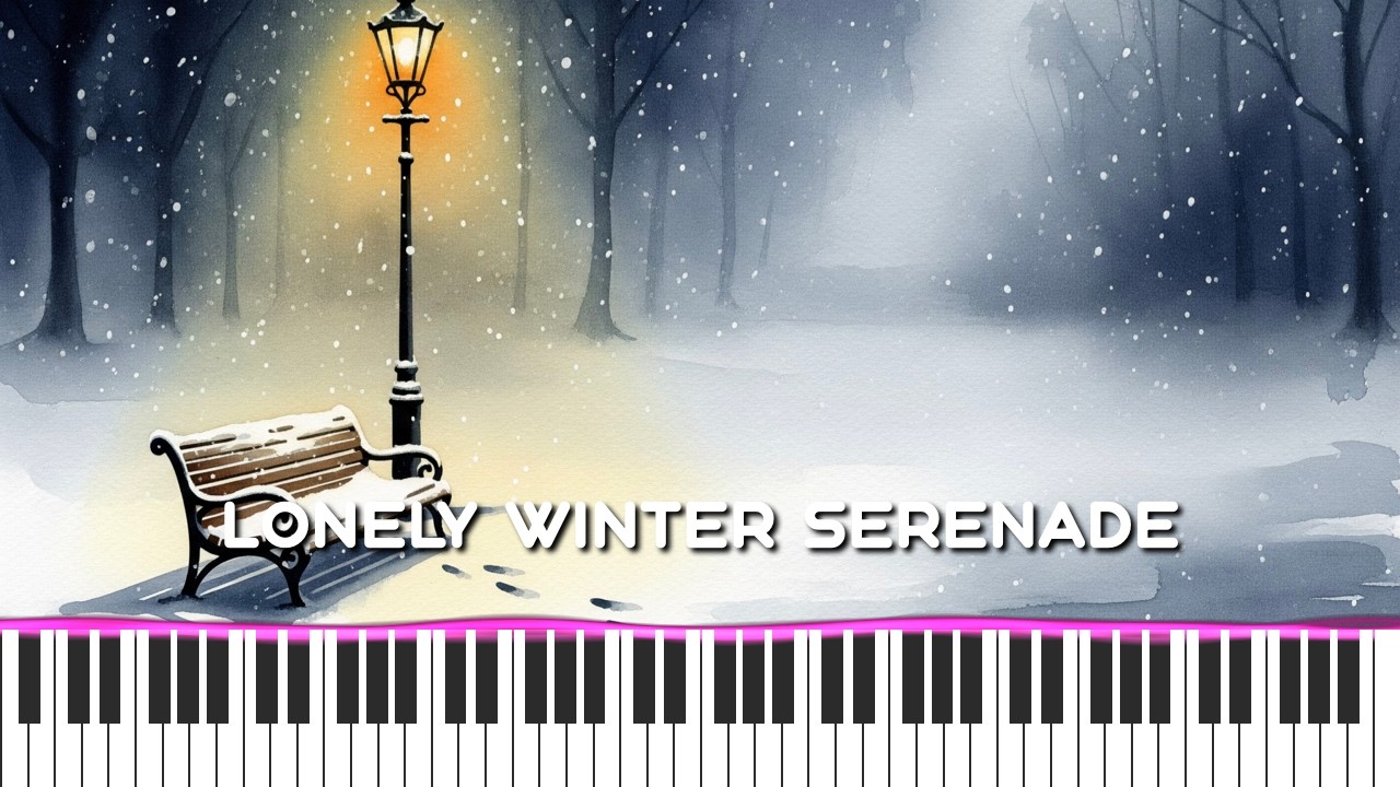Lonely Winter Serenade - MIDI Visualization