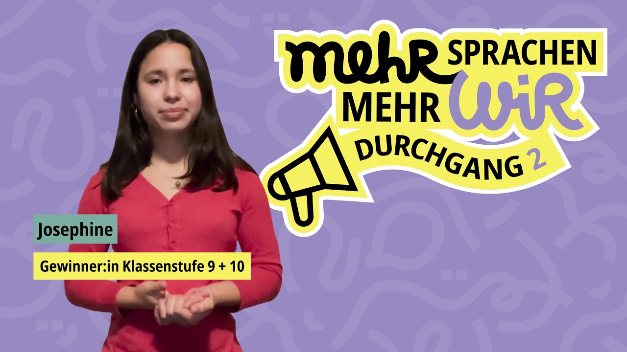 Rede von Josephine (Thema: Was gibt mir Orientierung?) Gewinnerin der Klassenstufe 9 + 10
