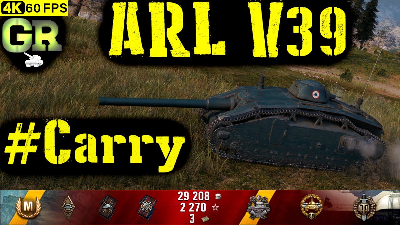 World of Tanks ARL V39 Replay - 6 Kills 2.3K DMG(Patch 1.4.1)
