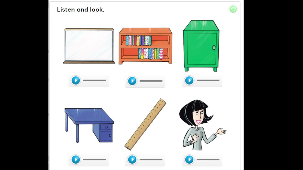 Classroom vocabulary , unit 2 back to school page 10