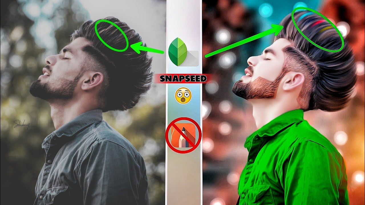 Snapseed Hair Style Editing | Snapseed Hair + WhiteFace Photo Editing | Snapseed Cb Editing
