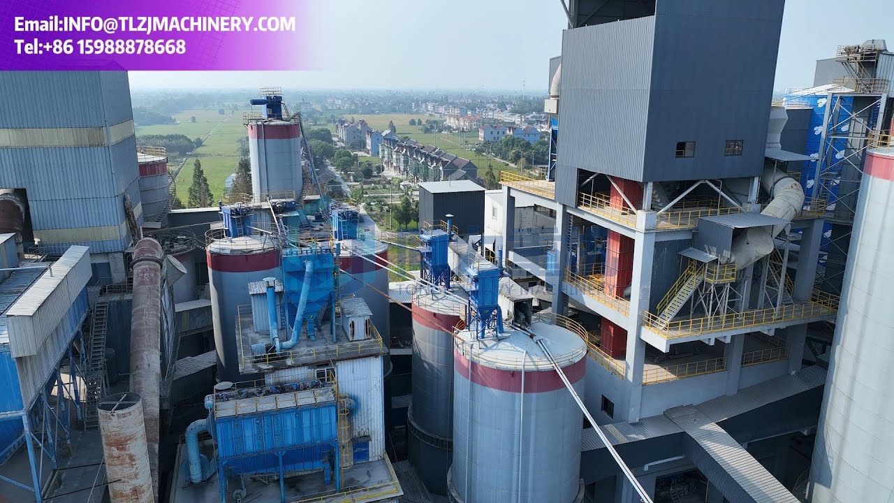 45-Minute Walkthrough Inside Modern Cement Grinding Plant Full Process Introduction Portlant PO42.5.