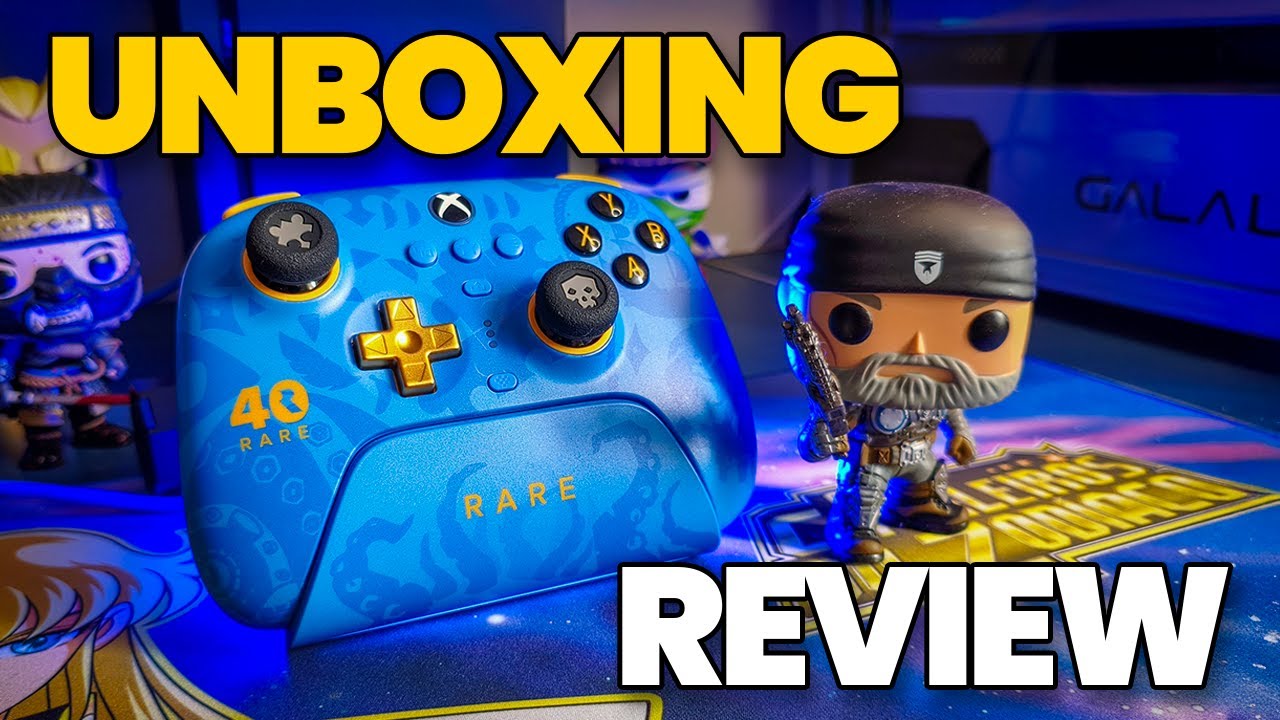 Unboxing + Review | Controle 8Bitdo Edição da Rare 40 Anos | Foca no Loot
