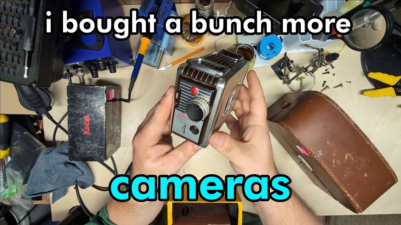 i bought a bunch of cameras while thrifting