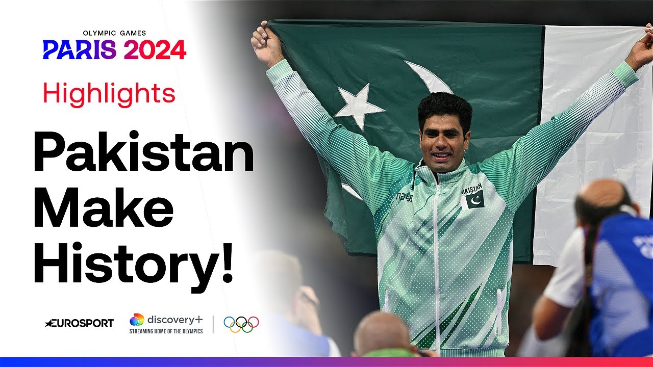 Arshad Nadeem wins first ever individual gold medal for Pakistan at Paris Olympics 🇵🇰 | #Paris2024