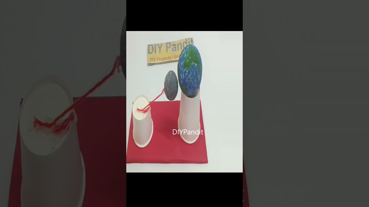 earth gravitational force working model shorts - science project -  | DIY pandit