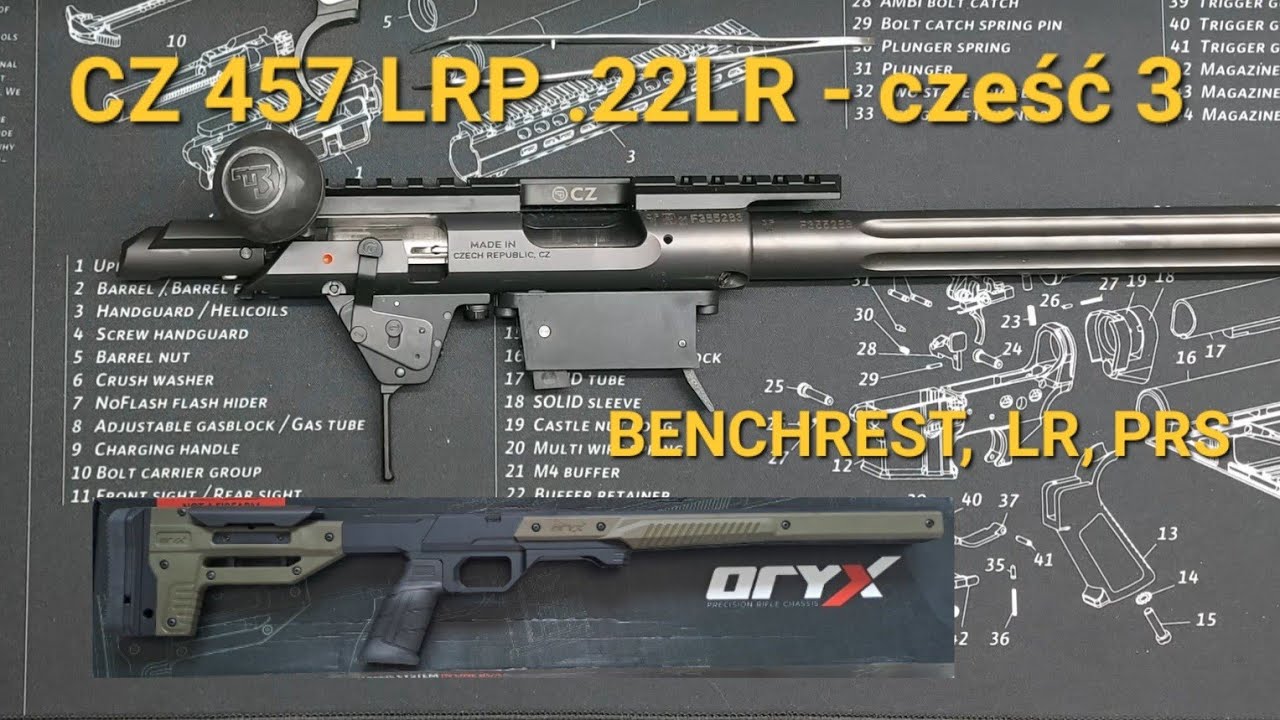 CZ 457 LRP  22lr - część 3 - MDT Oryx Chassis