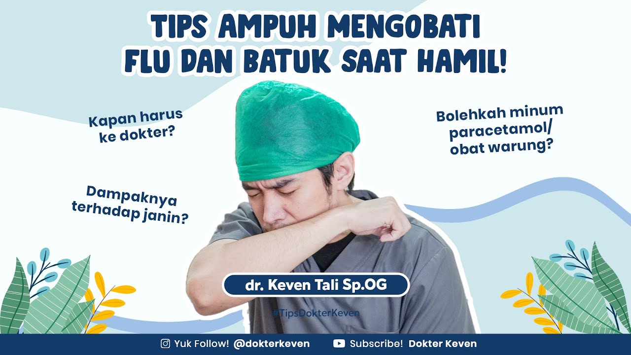 Tips Ampuh Mengobati Flu dan Batuk Saat Hamil! | 