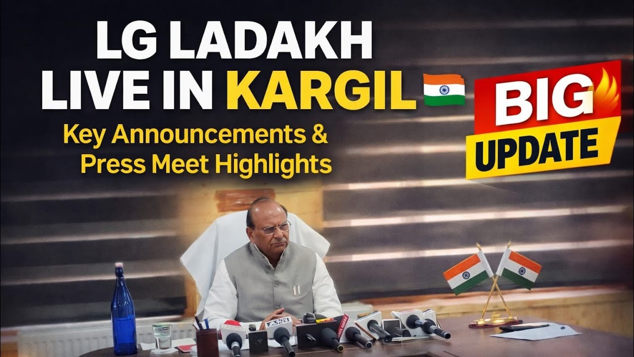 LG Ladakh Outlines Key Development Strategies and Future Roadmap at press meet