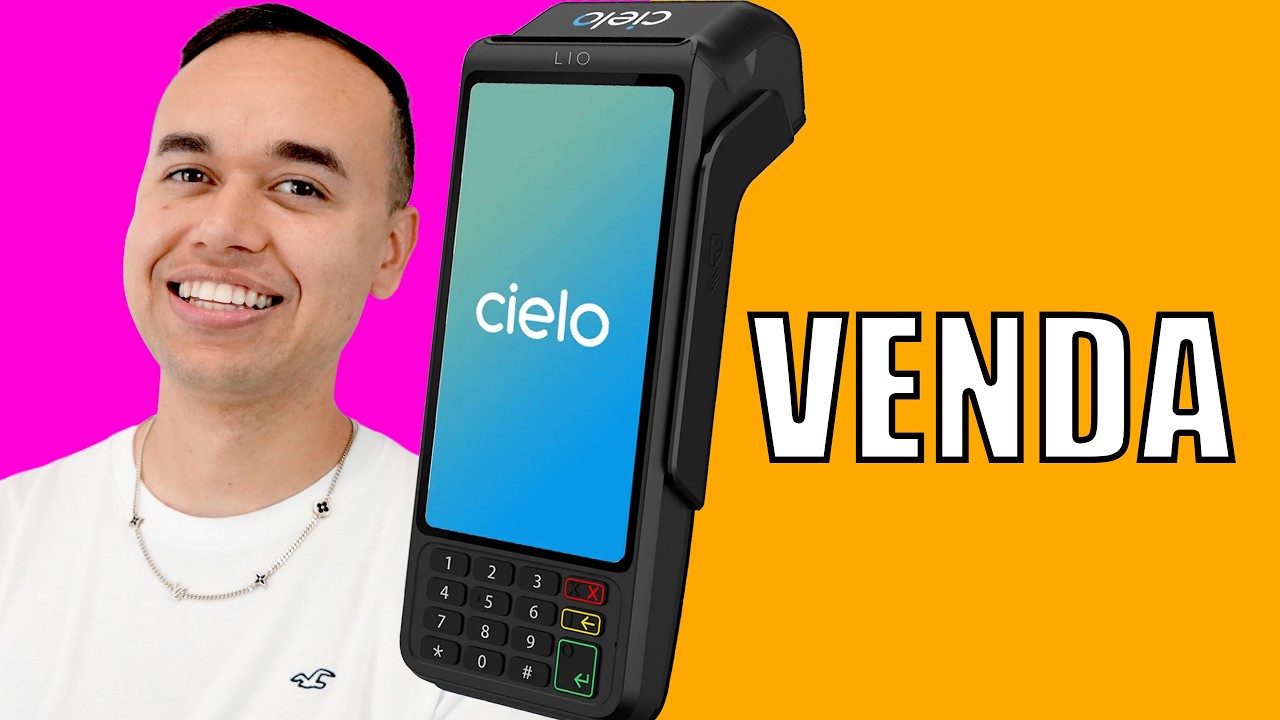 Como fazer uma venda na maquininha de cart&atilde;o Cielo Lio On