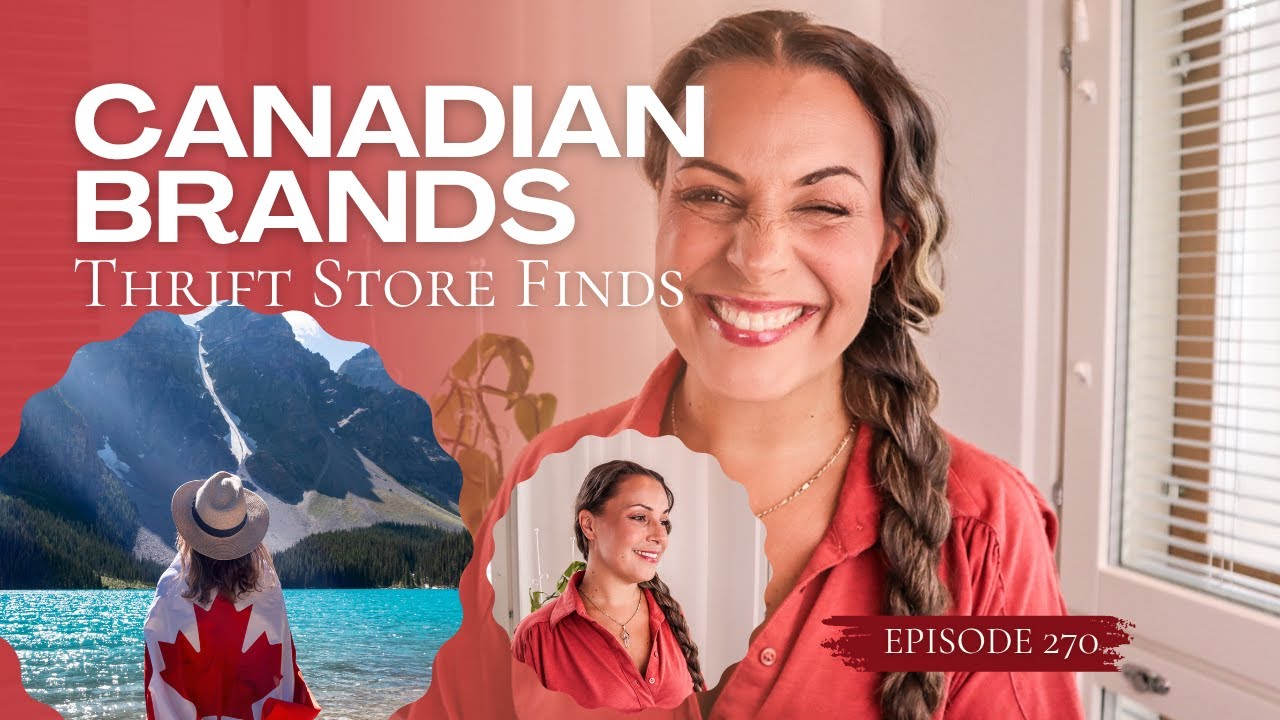 Canada Day Thrift Haul: Canadian Brands I Love & Found Thrifting | Canadian Thrifted a Whole Mall 🇨🇦