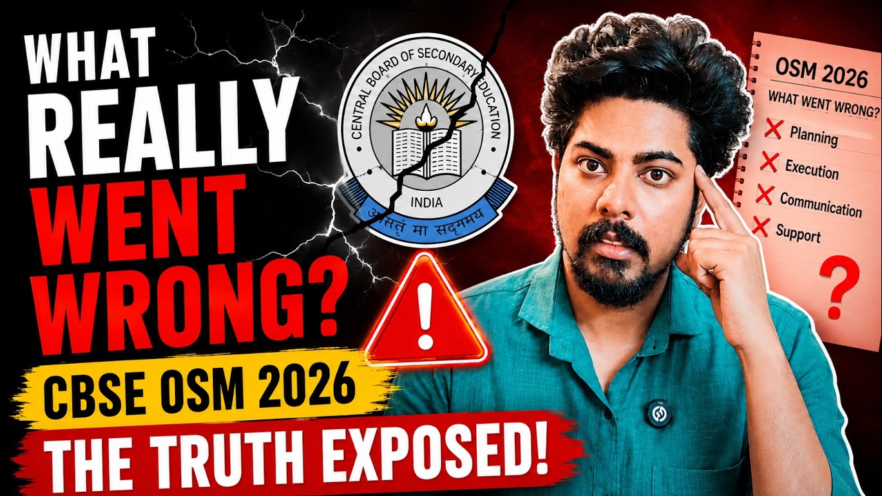 What Really Went Wrong With CBSE OSM 2026?