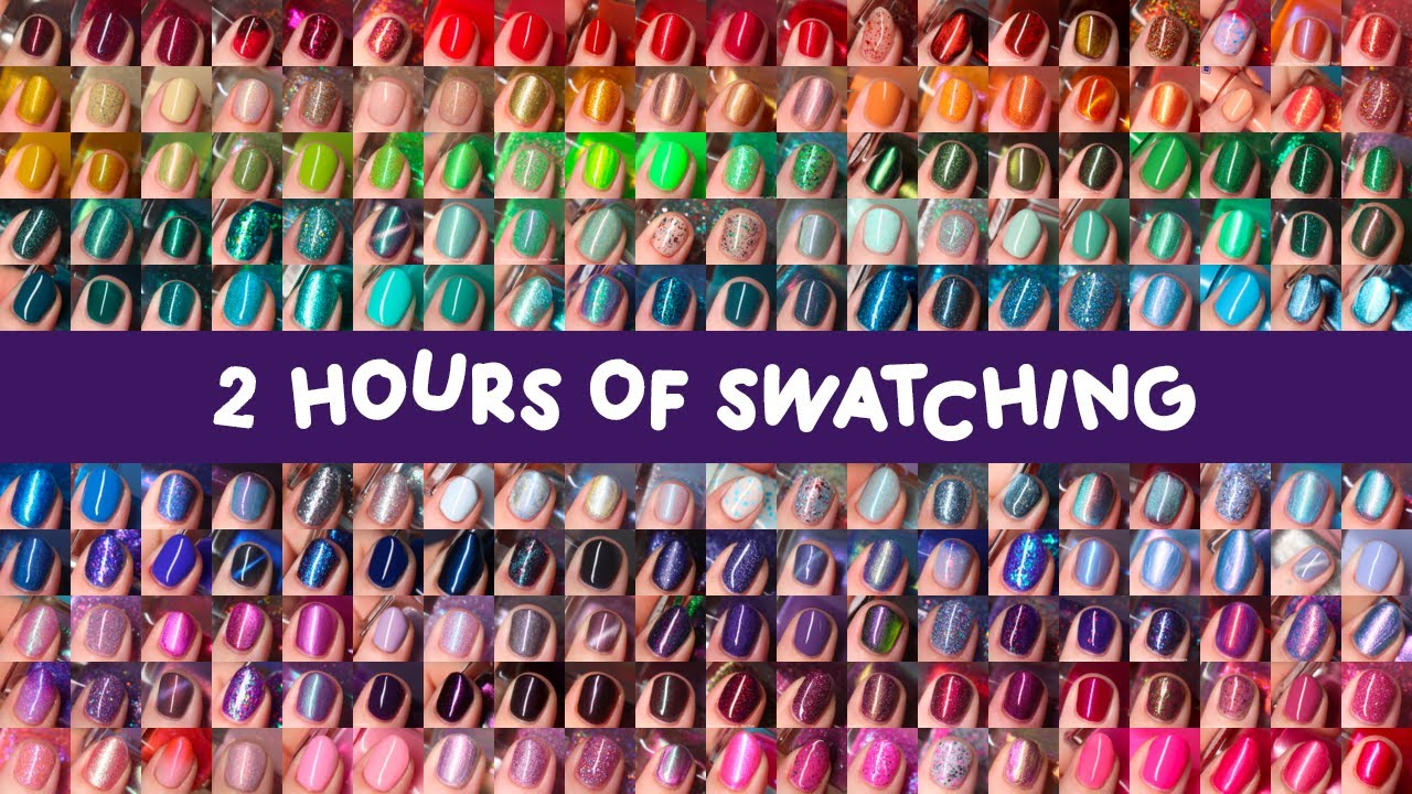Every nail polish I swatched in 2025 🤯 💅