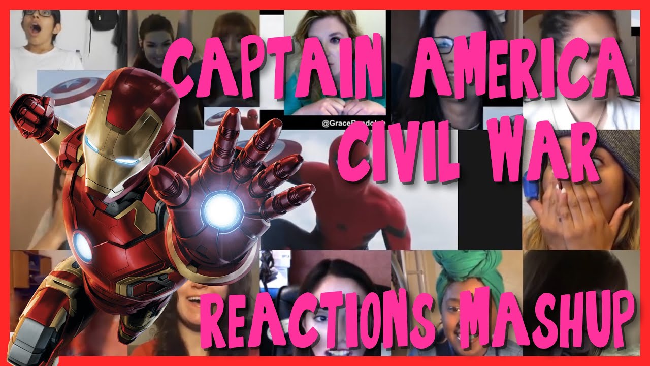 Captain America: Civil War - Trailer #2 - Special GIRLS Reactions Mashup