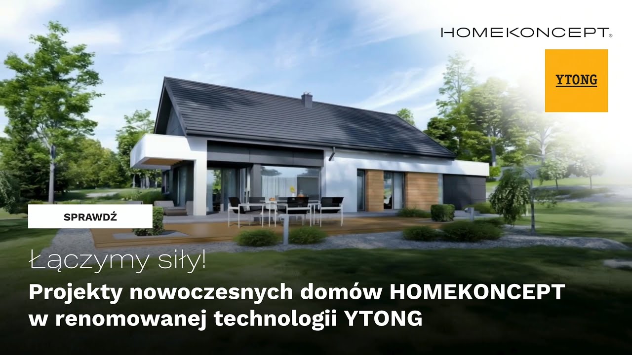 Projekty domów HOMEKONCEPT w technologii YTONG