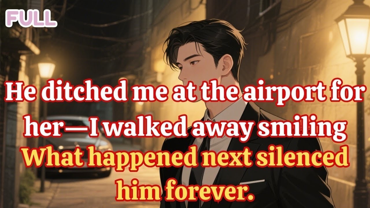 He ditched me at the airport for her—I walked away smiling  What happened next silenced him forever