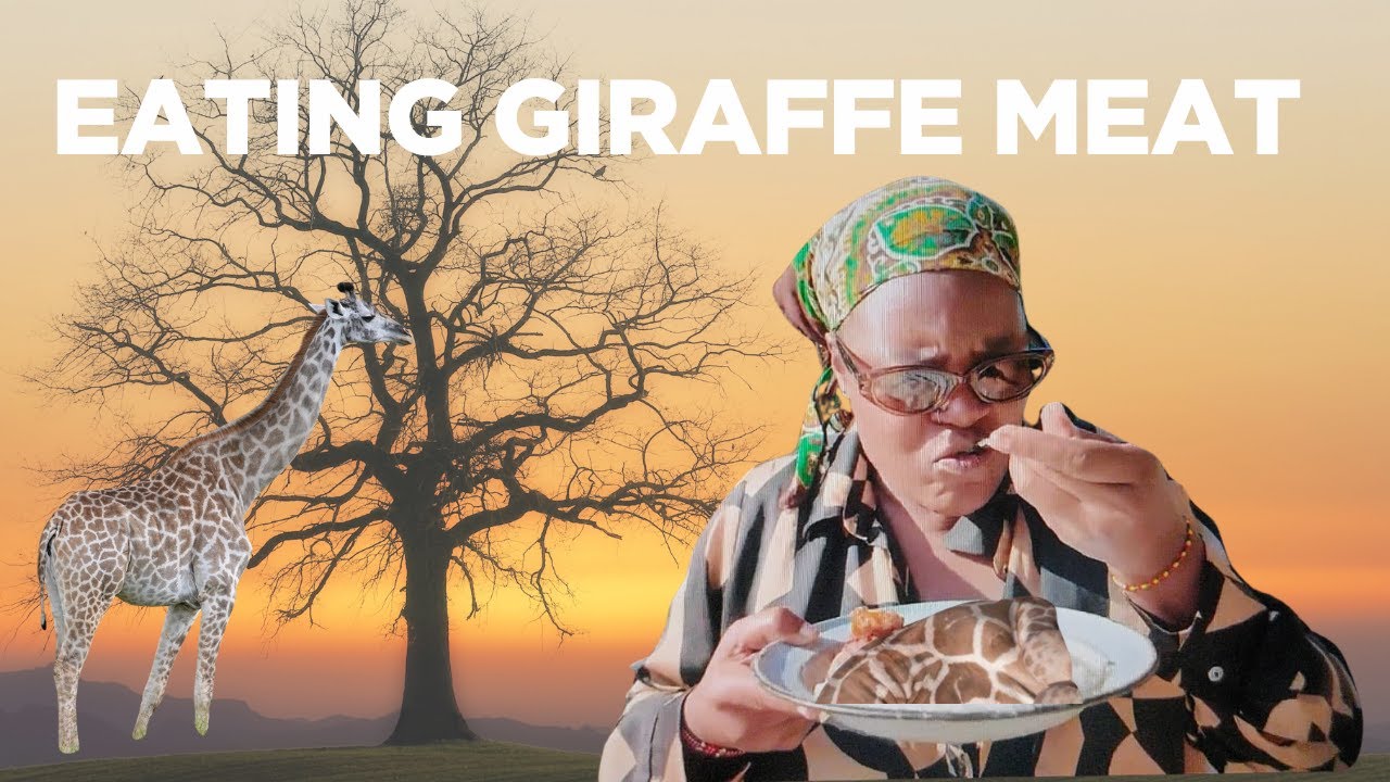 Cooking Giraffe Meat | Rural Village Life in South Africa | First day eating Giraffe meat