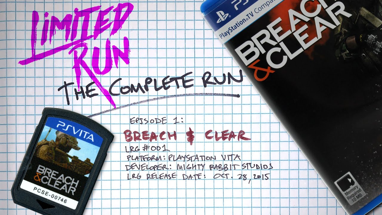 Breach & Clear Retrospective | LRG #001 | The Complete Run: Episode 1