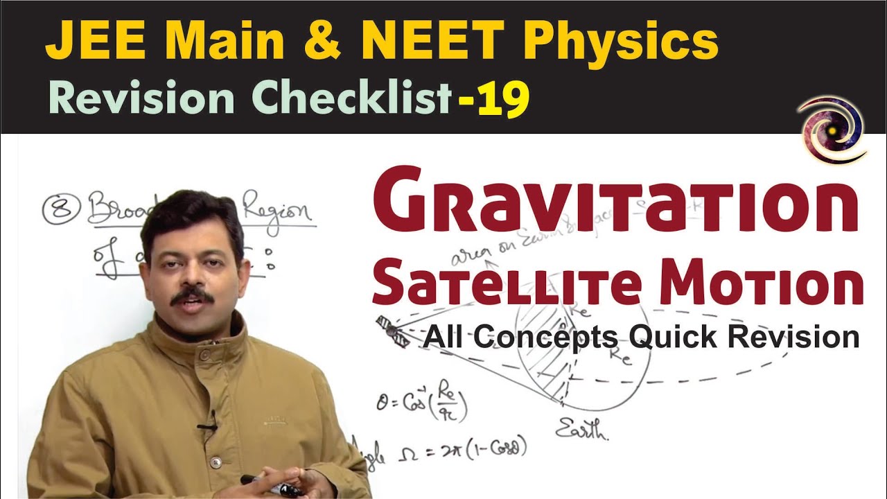 Satellite Motion | Revision Checklist 19 for JEE Main & NEET Physics