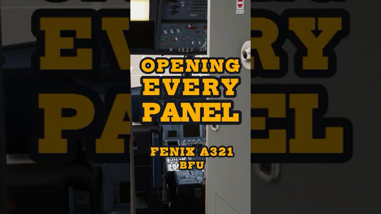 I Opened Every Panel on the New Fenix A321 | BFU Walkaround @ATL #msfs2024