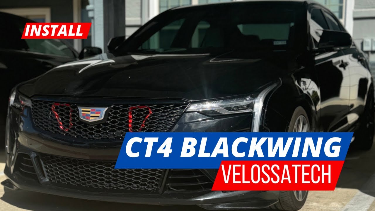 Installing Big Mouth on Cadillac CT4 V Blackwing