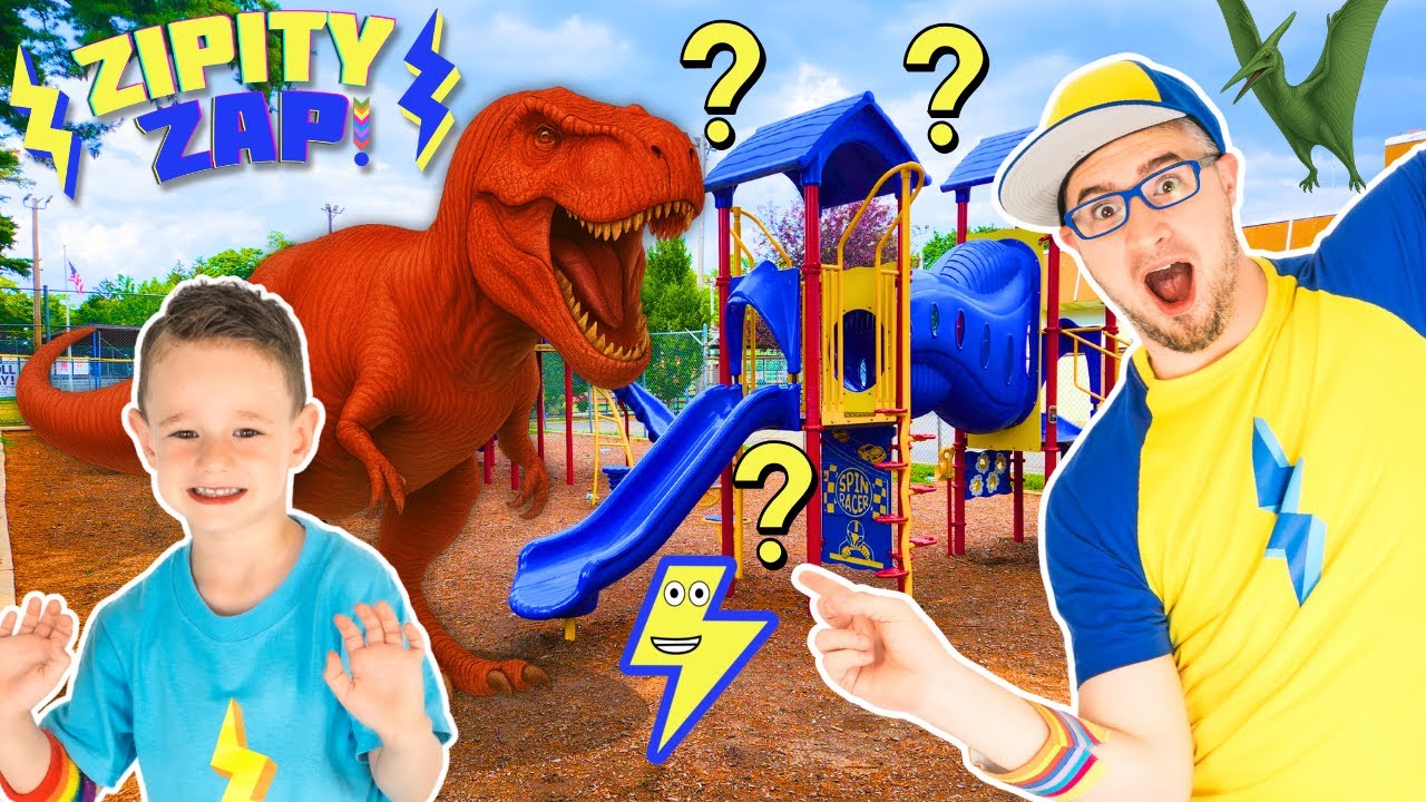 Hidden Dinosaurs at the Playground! | Fun Riddle Adventure for Kids