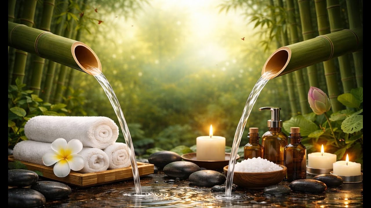 Healing Piano Sleep Music – Water Sounds for Anxiety Relief & Deep Rest