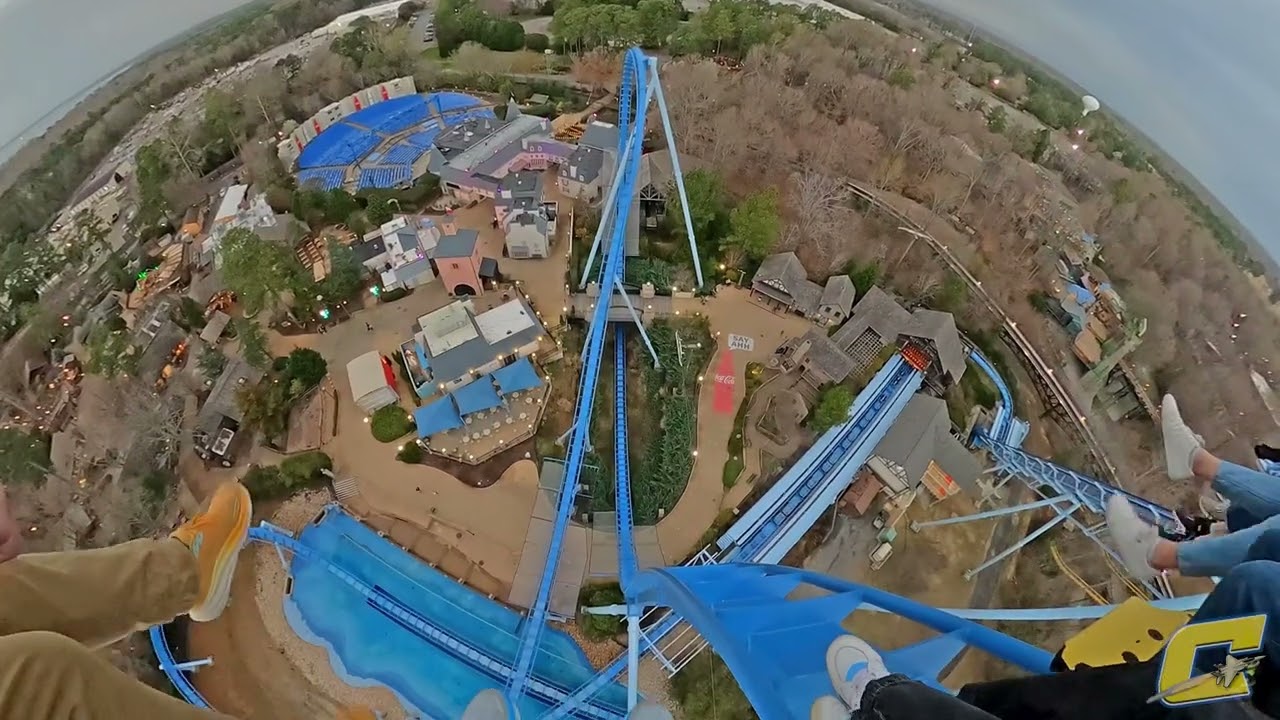 Griffon (4K Back Seat POV)- Busch Gardens Williamsburg, Williamsburg, VA