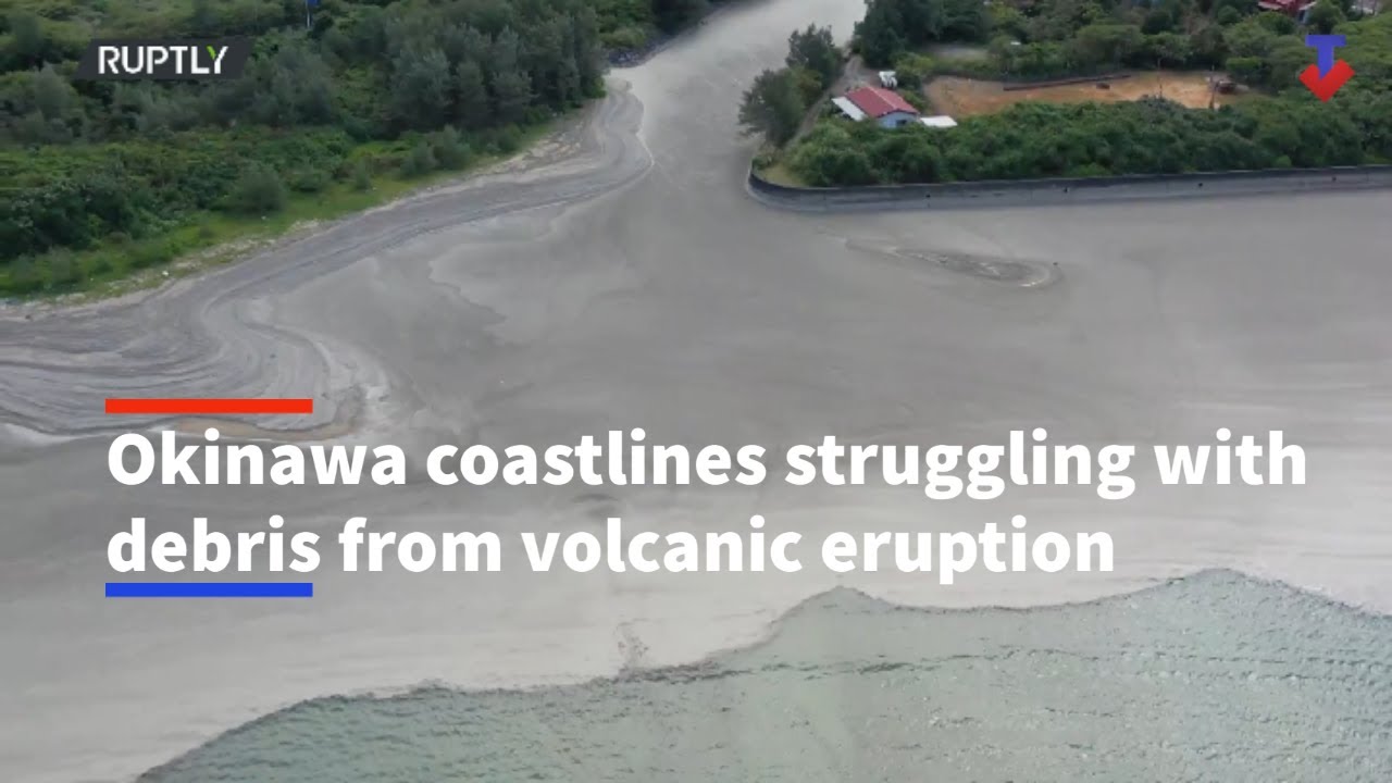 Japan's Okinawa coastlines struggling with pumice stones from volcanic eruption