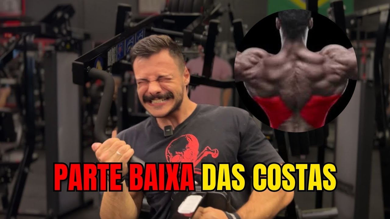 Treino para a parte baixa das costas (3 exercícios)