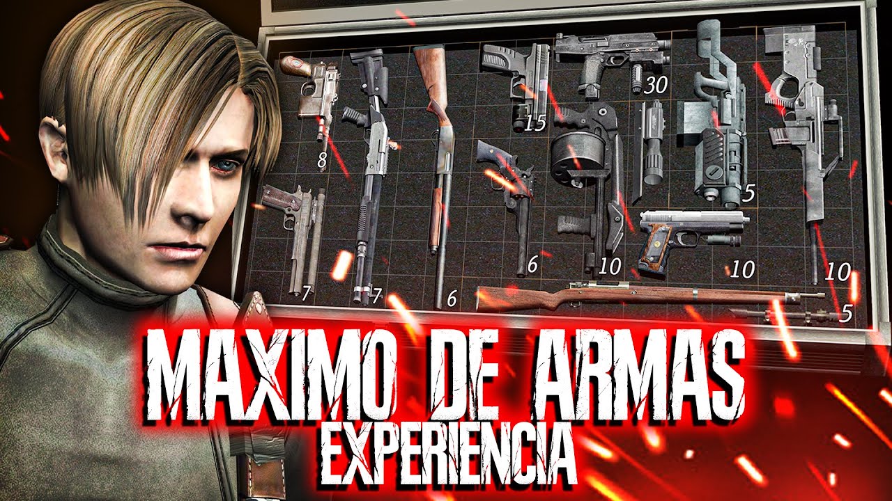 MÁXIMO de ARMAS na MALETA (sem upgrade) - RE4 EXPERIÊNCIA