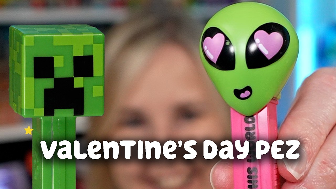 Minecraft Valentine’s PEZ Hunt + NEW Alien PEZ Unboxing