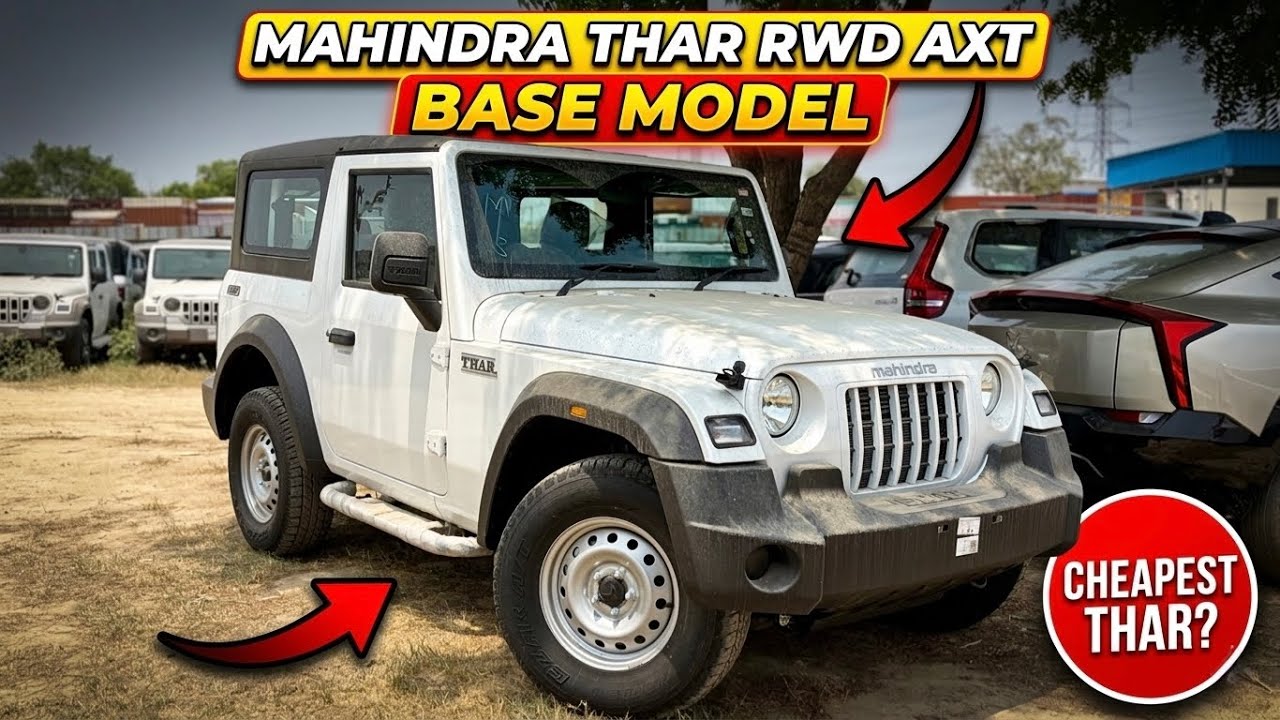 2026 Mahindra Thar RWD AXT Base Model Detailed Review | New Updates | ₹9.99 Lakh