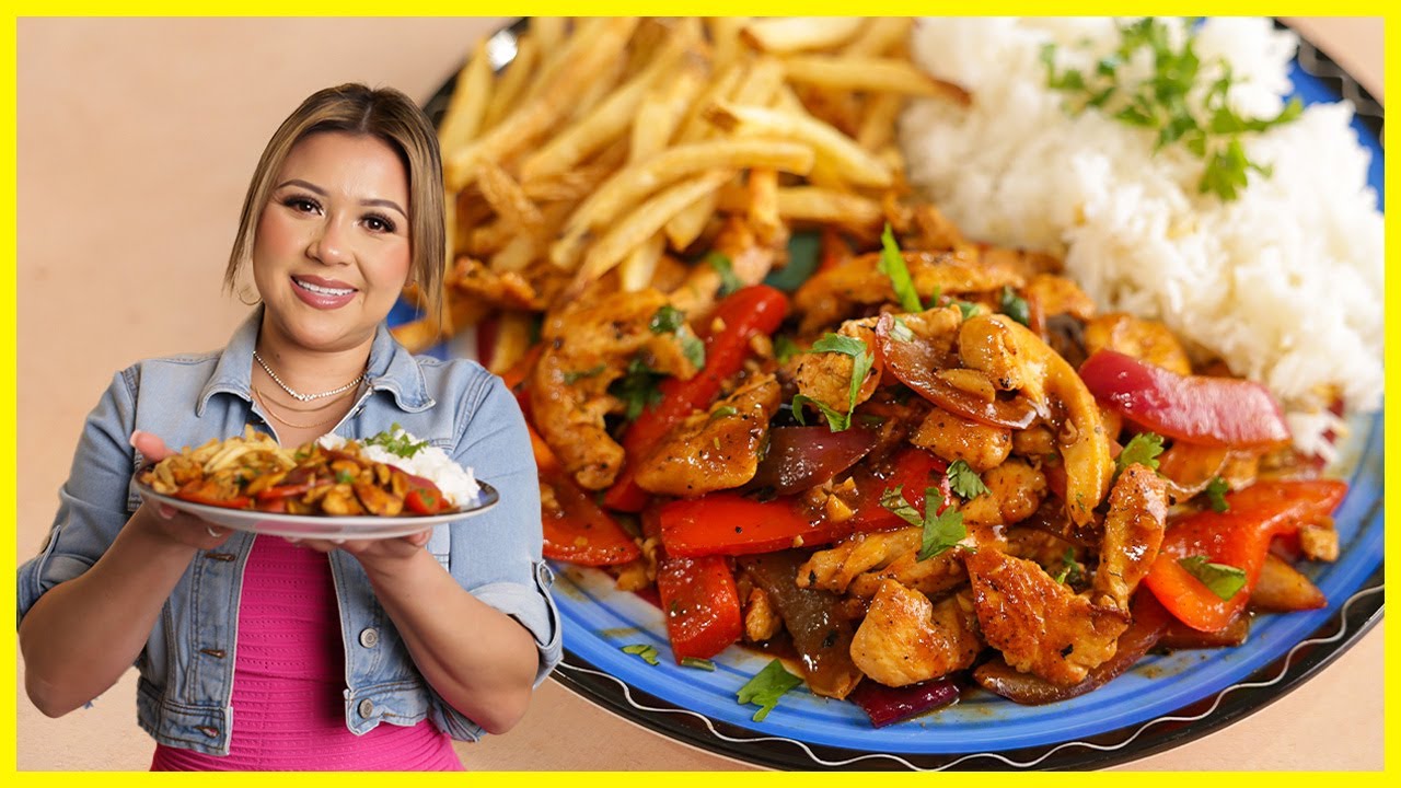 Quick & Easy Chicken Stir-Fry | Peruvian POLLO SALTADO
