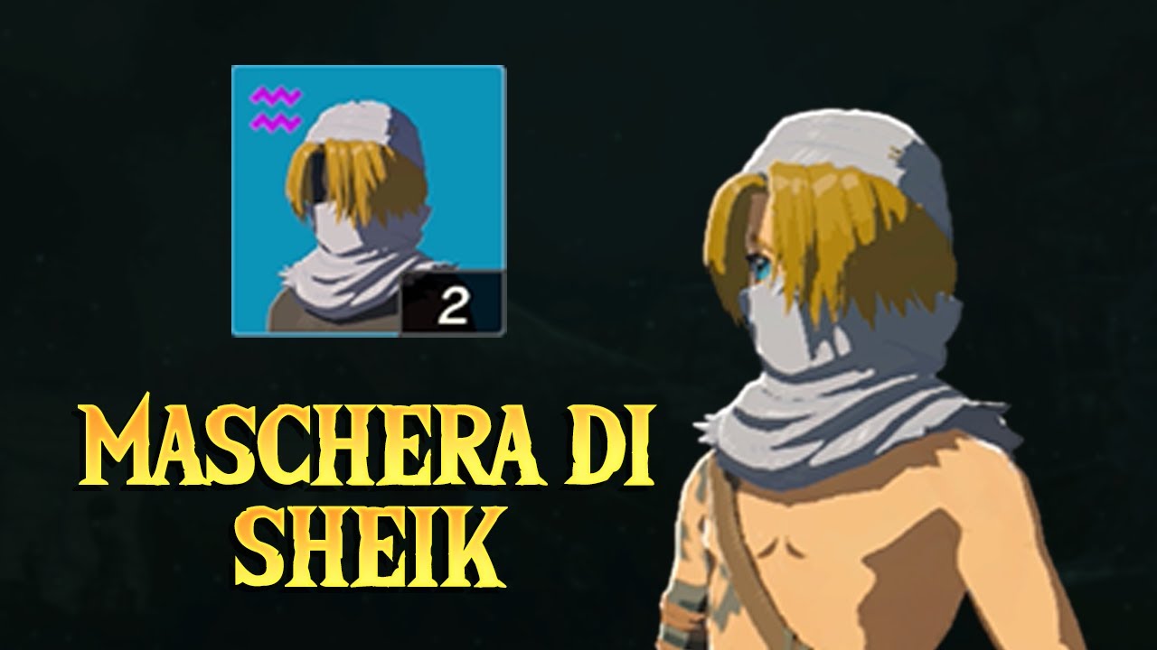 ZELDA: TEARS OF THE KINGDOM - Maschera di Sheik
