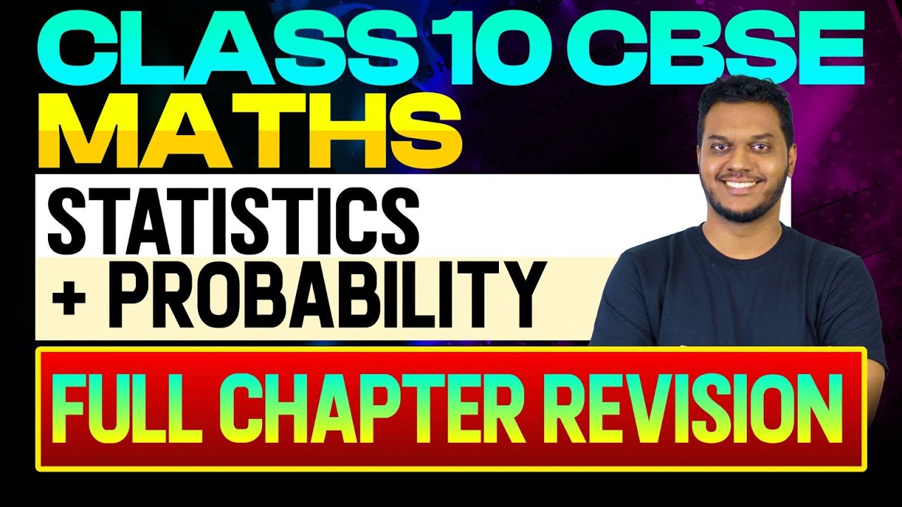 Class 10 CBSE  Maths | Statistics + Probability | Rapid Revision | Eduport