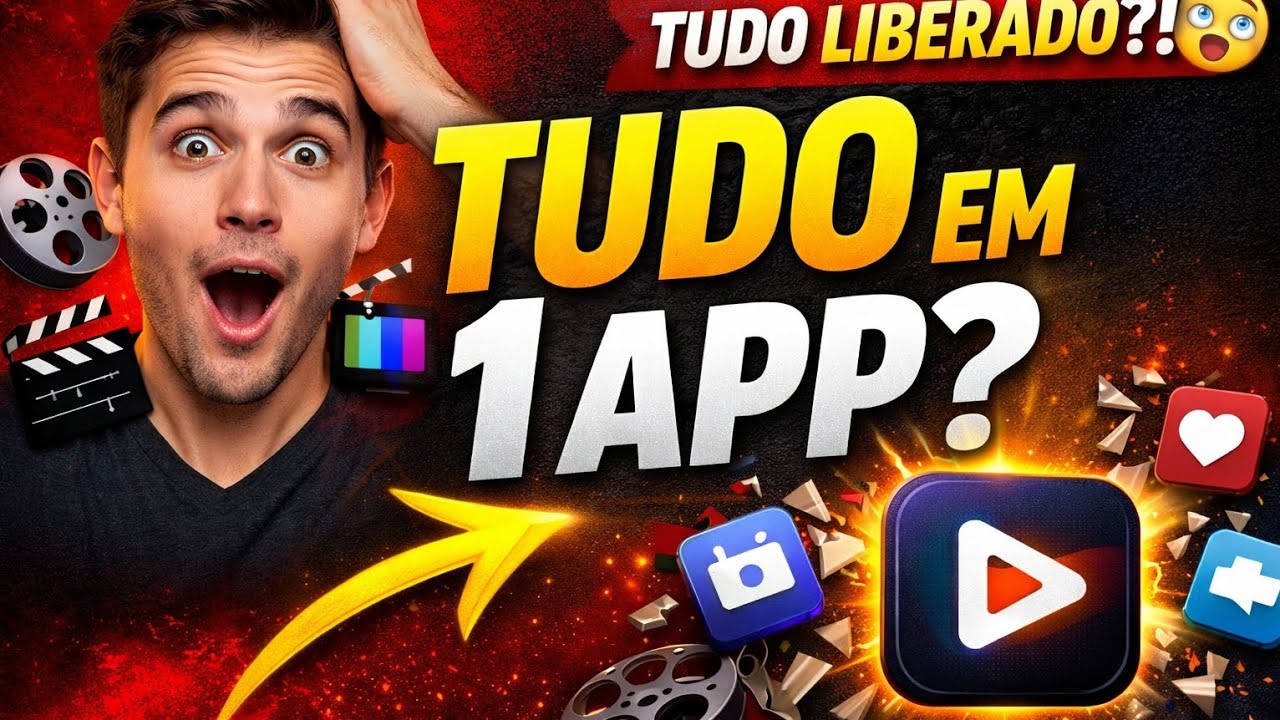 Esse App Já Vem Ativado e Tem Filmes, Séries e TV Ao Vivo! 🔥 (Centiny On)
