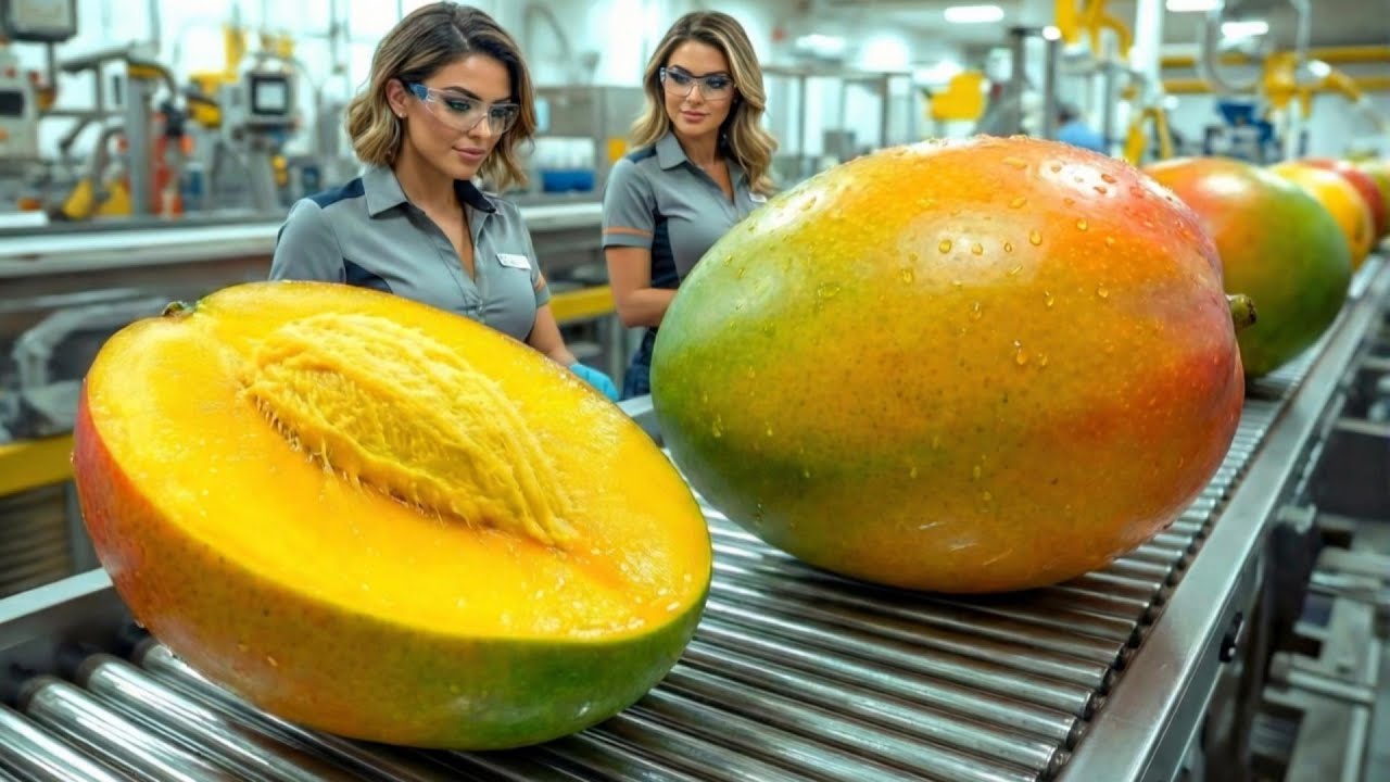 Inside a Modern Mango Pulp & Nectar Factory | From Fresh Mangoes to Bottled Drinks