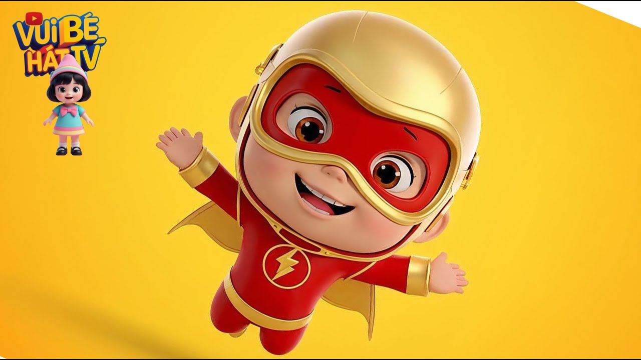 Siêu Nhân Nhí- Bay Lên Nào! ⚡ Nhạc Thiếu Nhi Hành Động Sôi Động Cho Bé