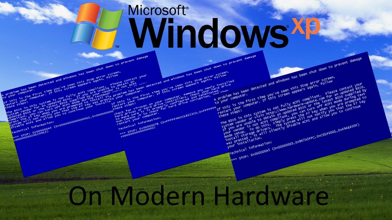 Windows XP on Modern hardware