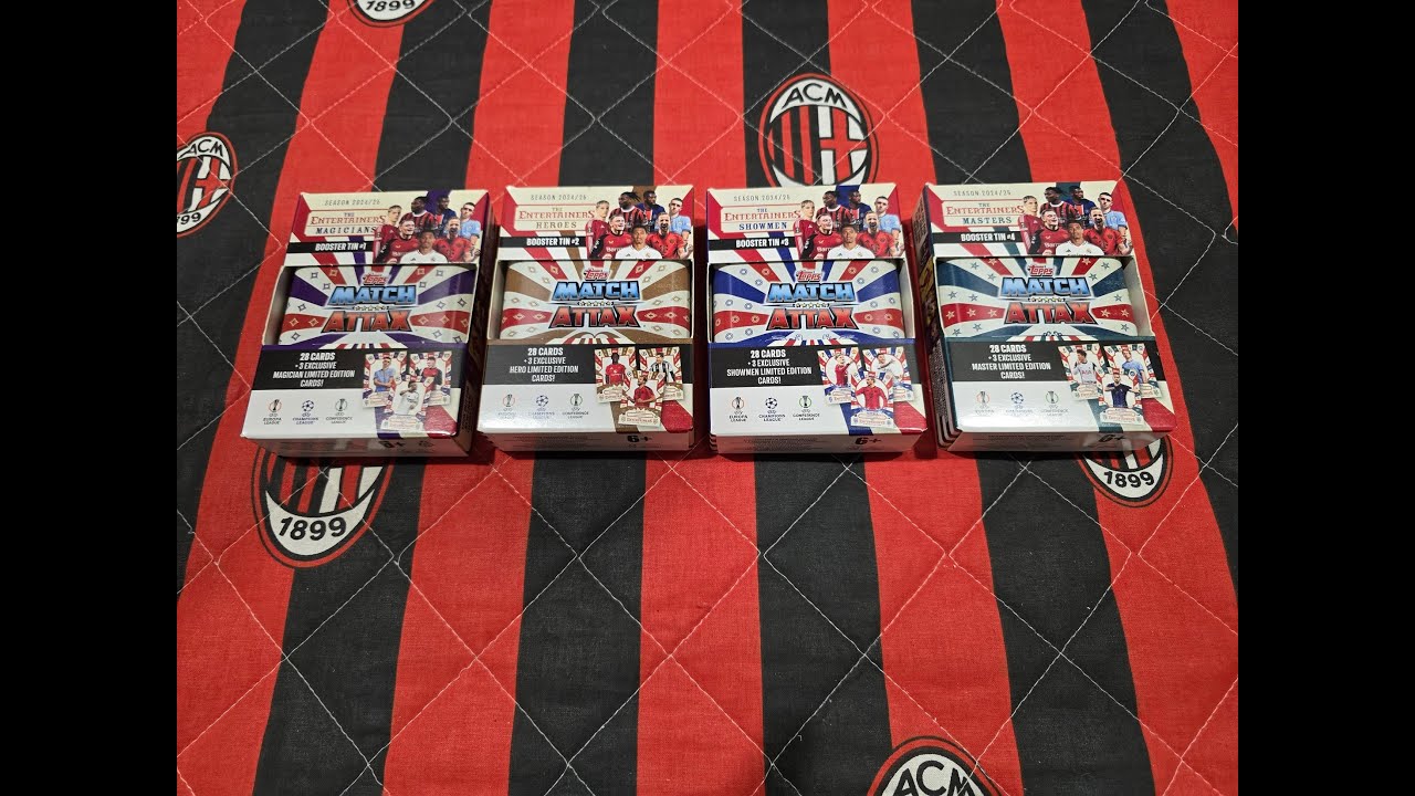 TOPPS MATCH ATTAX 24/25 - OTWIERAM CZTERY MAŁE PUSZKI - SZOK!!! TRAFIAM NAJRZADSZĄ KARTĘ W KOLEKCJI!