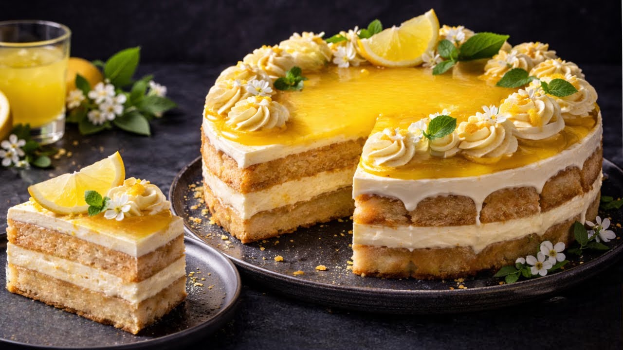 Рецепт лимонного тирамису! 🍋