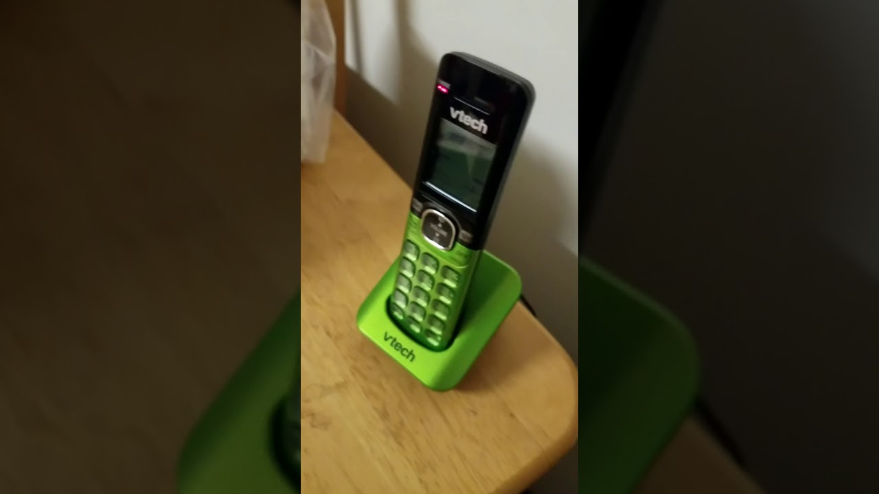 4 handset colored VTech system check out