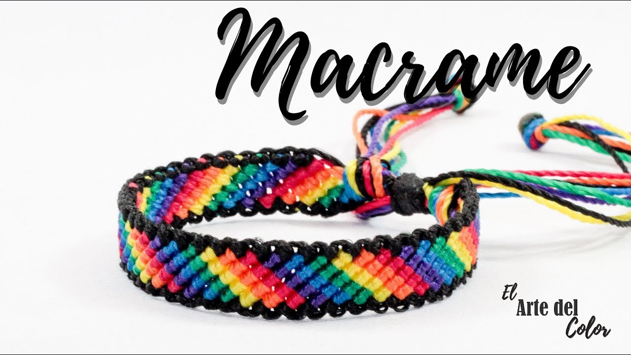 Pulsera Arcoiris / Macrame
