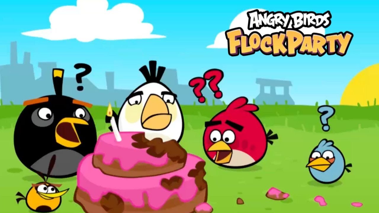 Angry Birds Flock Party Birdday Party All Levels